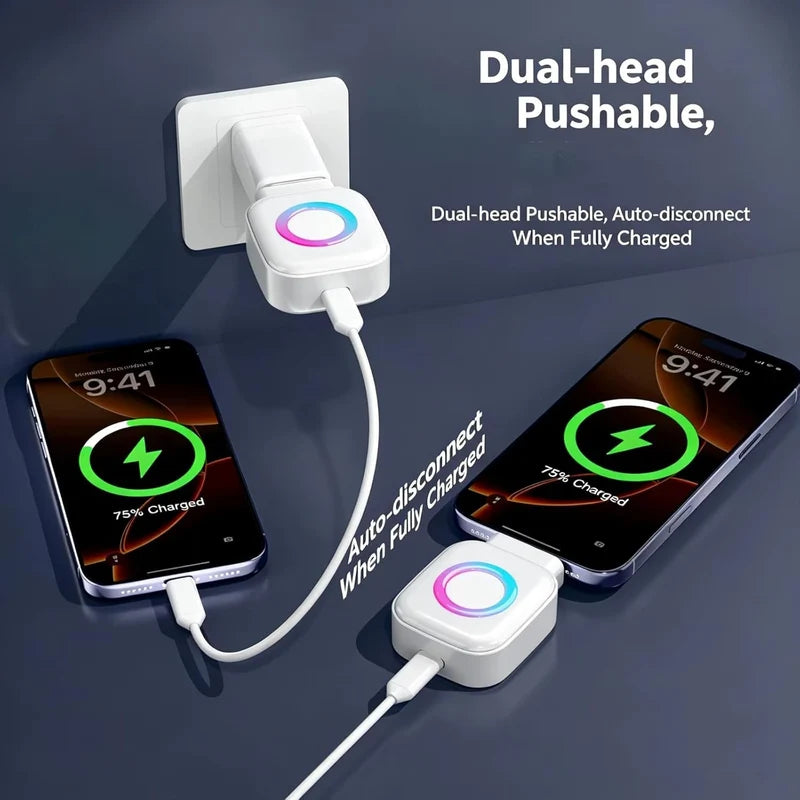 Auto Eject Charging Separator ⚡ Tangle-Free • Fast • Safe • Auto Disconnect