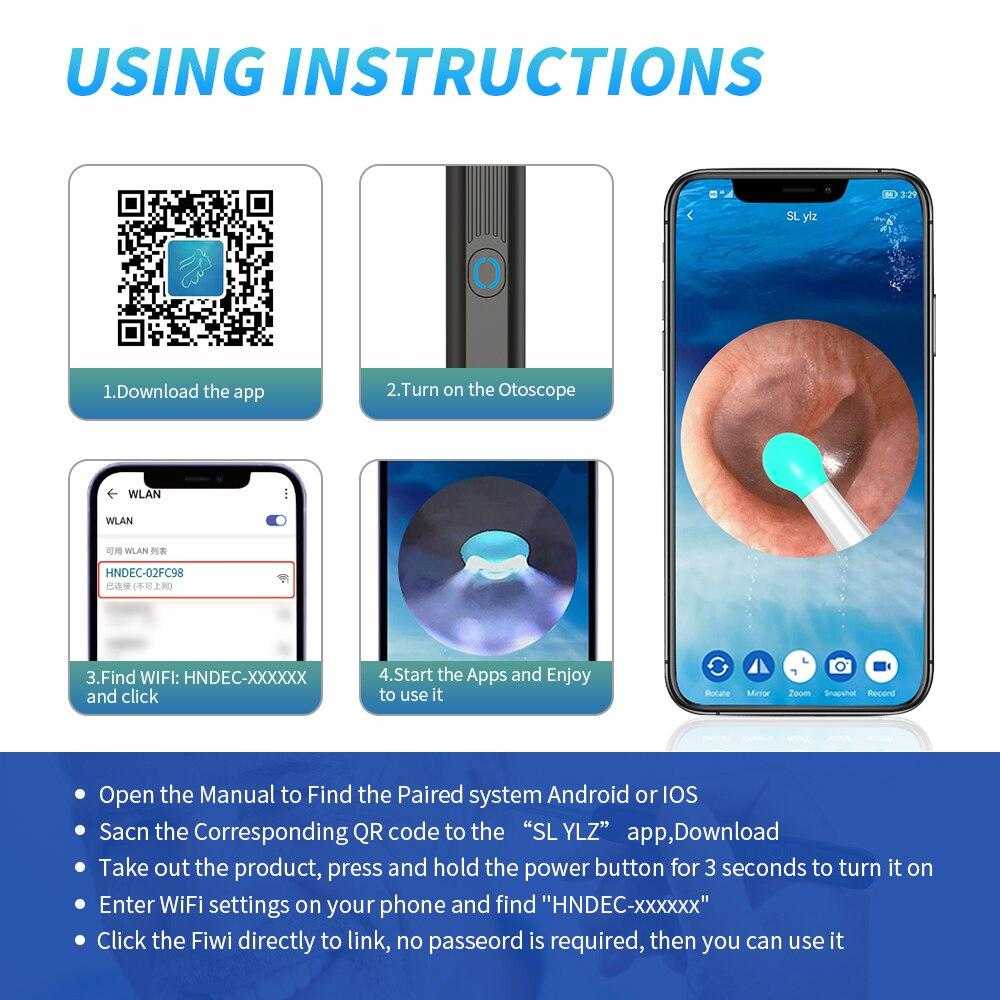 1080P HD Smart Earwax Removal Kit – Safe & Easy Cleaning