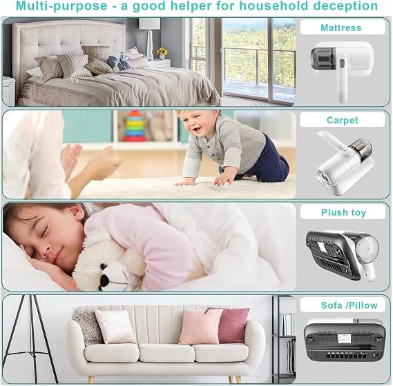 Rechargeable Dust Vacuum Cleaner Bed Sofa