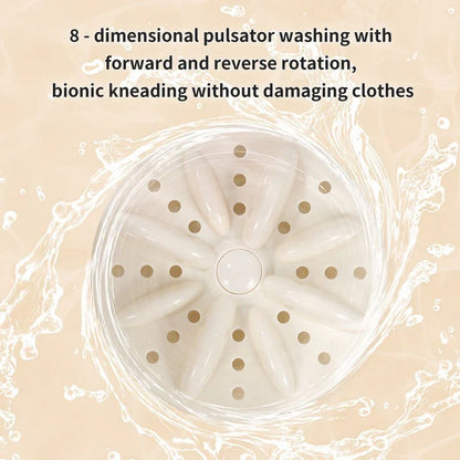 Double Bucket Mini Washing Machine – Compact Twin Tub Washer ✨