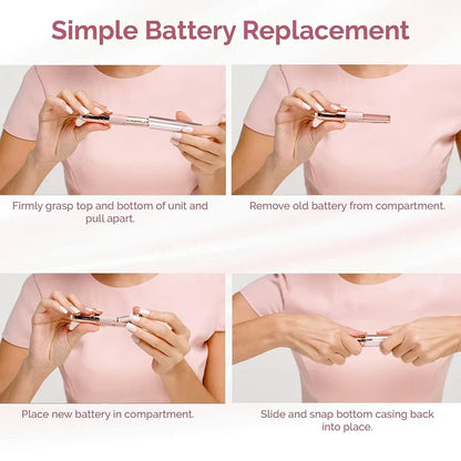 Flawless Brows Hair Remover for Women | Instant Eyebrow Trimmer & Facial Hair Remover